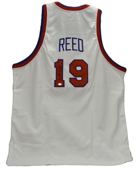 1972-1973 Willis Reed Signed New York Knicks Jersey(Steiner)